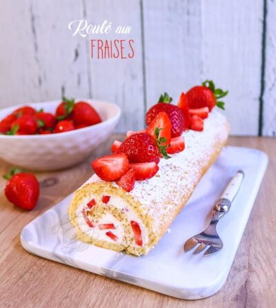 Strawberry Roll Cake